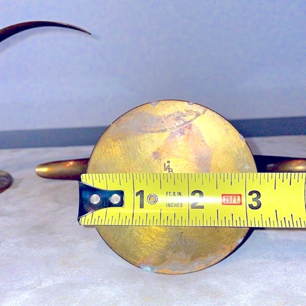 Ystad Metall Pair of Brass Bjork Liljan Candleholders Designed by Ivar Ahlenius - Picture 16 of 16